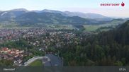 Archived webcam image showing Oberstdorf: Ski Jump Area on 21 May 2026 at 07:34