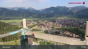 Archived webcam image showing Oberstdorf: Ski Jump Area on 23 Jun 2026 at 08:53