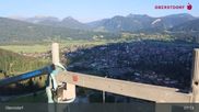 Archived webcam image showing Oberstdorf: Ski Jump Area on 25 Jun 2026 at 07:01