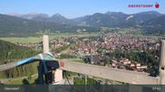 Archived webcam image showing Oberstdorf: Ski Jump Area on 25 Jun 2026 at 08:01