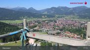 Archived webcam image showing Oberstdorf: Ski Jump Area on 25 Jun 2026 at 11:01