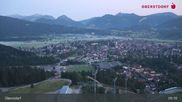 Archived webcam image showing Oberstdorf: Ski Jump Area on 2 Jul 2026 at 05:35