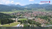 Archived webcam image showing Oberstdorf: Ski Jump Area on 9 Jul 2026 at 13:37