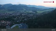 Archived webcam image showing Oberstdorf: Ski Jump Area on 12 Jul 2026 at 05:59