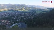 Archived webcam image showing Oberstdorf: Ski Jump Area on 12 Jul 2026 at 07:59
