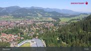 Archived webcam image showing Oberstdorf: Ski Jump Area on 12 Jul 2026 at 11:59