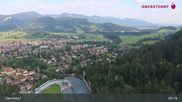 Archived webcam image showing Oberstdorf: Ski Jump Area on 23 Jul 2026 at 09:23
