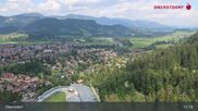 Archived webcam image showing Oberstdorf: Ski Jump Area on 23 Jul 2026 at 11:23