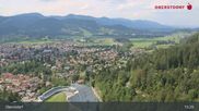 Archived webcam image showing Oberstdorf: Ski Jump Area on 16 Aug 2026 at 15:51