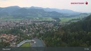 Archived webcam image showing Oberstdorf: Ski Jump Area on 16 Aug 2026 at 17:51