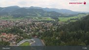 Archived webcam image showing Oberstdorf: Ski Jump Area on 20 Aug 2026 at 11:15