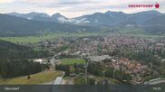 Archived webcam image showing Oberstdorf: Ski Jump Area on 20 Aug 2026 at 15:15
