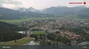 Archived webcam image showing Oberstdorf: Ski Jump Area on 20 Aug 2026 at 17:15