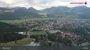 Archived webcam image showing Oberstdorf: Ski Jump Area on 22 Aug 2026 at 07:21