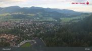 Archived webcam image showing Oberstdorf: Ski Jump Area on 22 Aug 2026 at 08:21