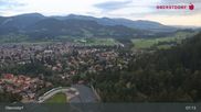 Archived webcam image showing Oberstdorf: Ski Jump Area on 3 Sep 2026 at 07:24