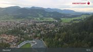 Archived webcam image showing Oberstdorf: Ski Jump Area on 3 Sep 2026 at 19:24
