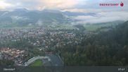 Archived webcam image showing Oberstdorf: Ski Jump Area on 17 Sep 2026 at 08:38