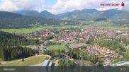 Archived webcam image showing Oberstdorf: Ski Jump Area on 17 Sep 2026 at 11:38