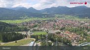 Archived webcam image showing Oberstdorf: Ski Jump Area on 17 Sep 2026 at 13:38