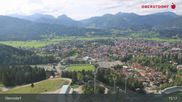 Archived webcam image showing Oberstdorf: Ski Jump Area on 17 Sep 2026 at 15:38