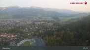 Archived webcam image showing Oberstdorf: Ski Jump Area on 1 Oct 2026 at 08:23
