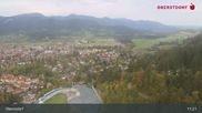 Archived webcam image showing Oberstdorf: Ski Jump Area on 1 Oct 2026 at 11:23