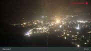 Archived webcam image showing Oberstdorf: Ski Jump Area on 10 Oct 2026 at 21:45