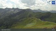 Archived webcam image showing Fellhornbahn - Bergstation on 3 Aug 2026 at 13:21