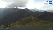 Archived webcam image showing Fellhornbahn - Bergstation on 3 Oct 2026 at 13:58
