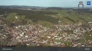 Archived webcam image showing Oberstaufen Allgäu: Panoramic View on 5 Apr 2026 at 09:07