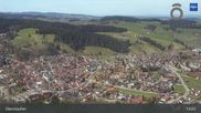 Archived webcam image showing Oberstaufen Allgäu: Panoramic View on 5 Apr 2026 at 13:07