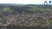 Archived webcam image showing Oberstaufen Allgäu: Panoramic View on 5 Apr 2026 at 17:07