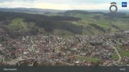 Archived webcam image showing Oberstaufen Allgäu: Panoramic View on 5 Apr 2026 at 19:07