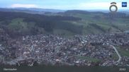 Archived webcam image showing Oberstaufen Allgäu: Panoramic View on 5 Apr 2026 at 21:07