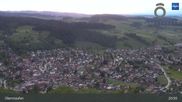 Archived webcam image showing Oberstaufen Allgäu: Panoramic View on 19 May 2026 at 01:18