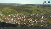 Archived webcam image showing Oberstaufen Allgäu: Panoramic View on 19 May 2026 at 07:18