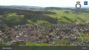 Archived webcam image showing Oberstaufen Allgäu: Panoramic View on 19 May 2026 at 13:18