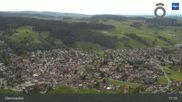 Archived webcam image showing Oberstaufen Allgäu: Panoramic View on 19 May 2026 at 17:18