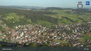 Archived webcam image showing Oberstaufen Allgäu: Panoramic View on 28 May 2026 at 07:33