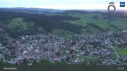 Archived webcam image showing Oberstaufen Allgäu: Panoramic View on 12 Jun 2026 at 01:21