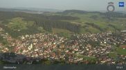 Archived webcam image showing Oberstaufen Allgäu: Panoramic View on 31 Jul 2026 at 08:56
