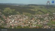 Archived webcam image showing Oberstaufen Allgäu: Panoramic View on 11 Aug 2026 at 09:33