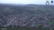 Archived webcam image showing Oberstaufen Allgäu: Panoramic View on 28 Aug 2026 at 01:36