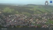 Archived webcam image showing Oberstaufen Allgäu: Panoramic View on 28 Aug 2026 at 07:36
