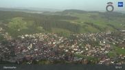 Archived webcam image showing Oberstaufen Allgäu: Panoramic View on 28 Aug 2026 at 08:36