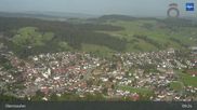 Archived webcam image showing Oberstaufen Allgäu: Panoramic View on 28 Aug 2026 at 09:36
