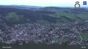 Archived webcam image showing Oberstaufen Allgäu: Panoramic View on 10 Sep 2026 at 07:42