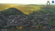 Archived webcam image showing Oberstaufen Allgäu: Panoramic View on 15 Sep 2026 at 07:27