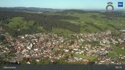 Archived webcam image showing Oberstaufen Allgäu: Panoramic View on 15 Sep 2026 at 09:27